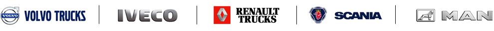 Volvo Trucks, Iveco, Renault Trucks, Scania y MAN