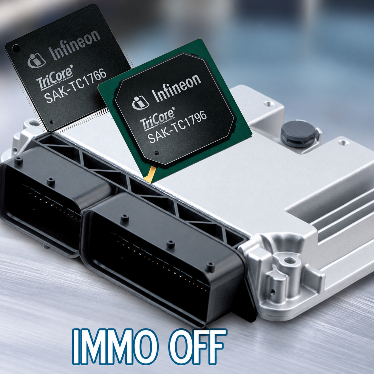Unidad de control electrónica y componentes asociados al servicio Immo-Off