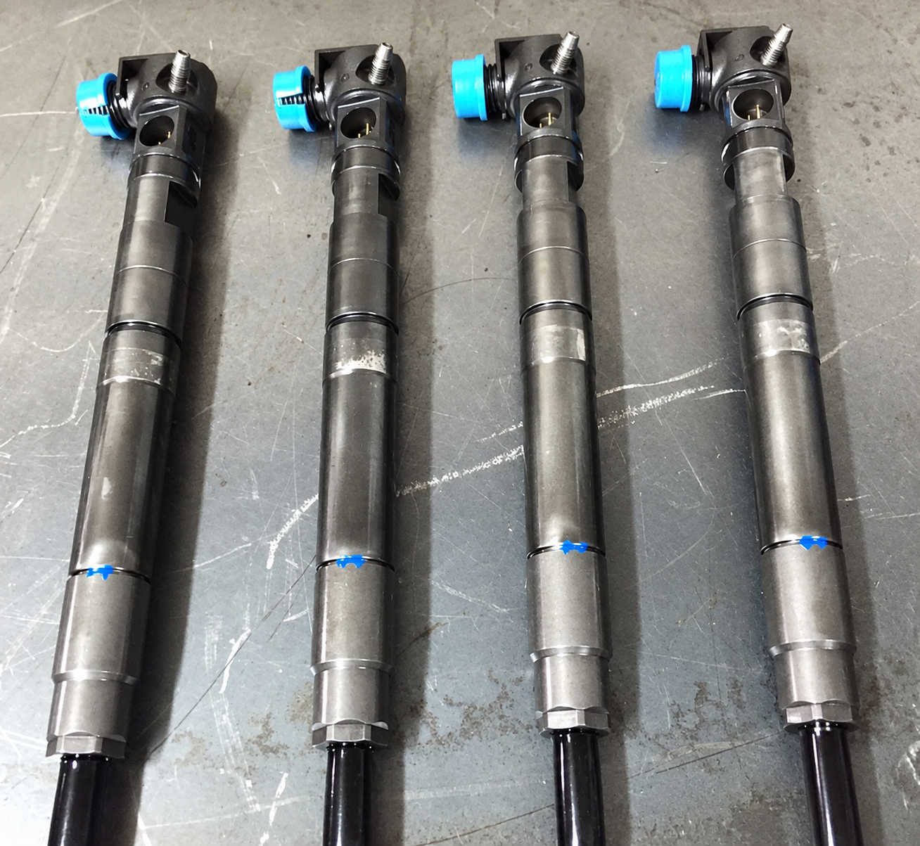 Conjunto de cuatro inyectores Common Rail
