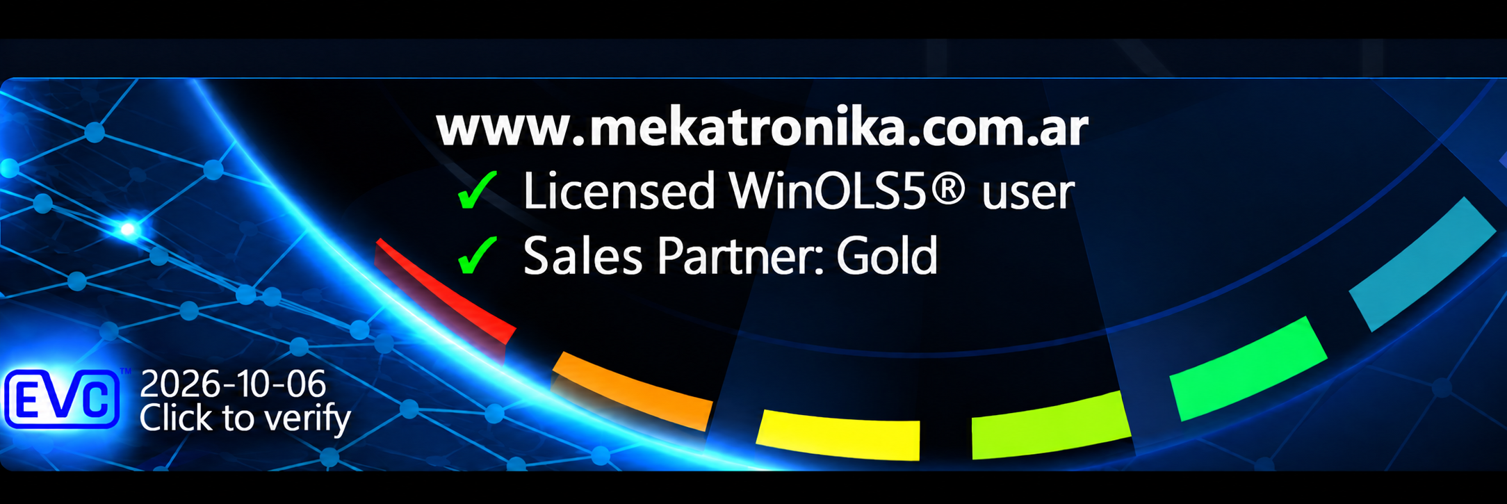 Banner EVC WinOLS5 de Mekatrónika